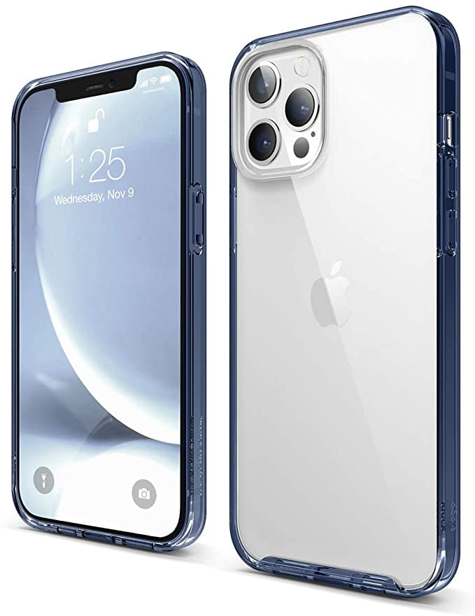Elago Compatible With Iphone 12 Pro Max Case Hybrid Clear Case For Iphone 12 Pro Max 6 7 Inch Shockproof Bumper Cover Protective Case Pacific Blue Walmart Com Walmart Com
