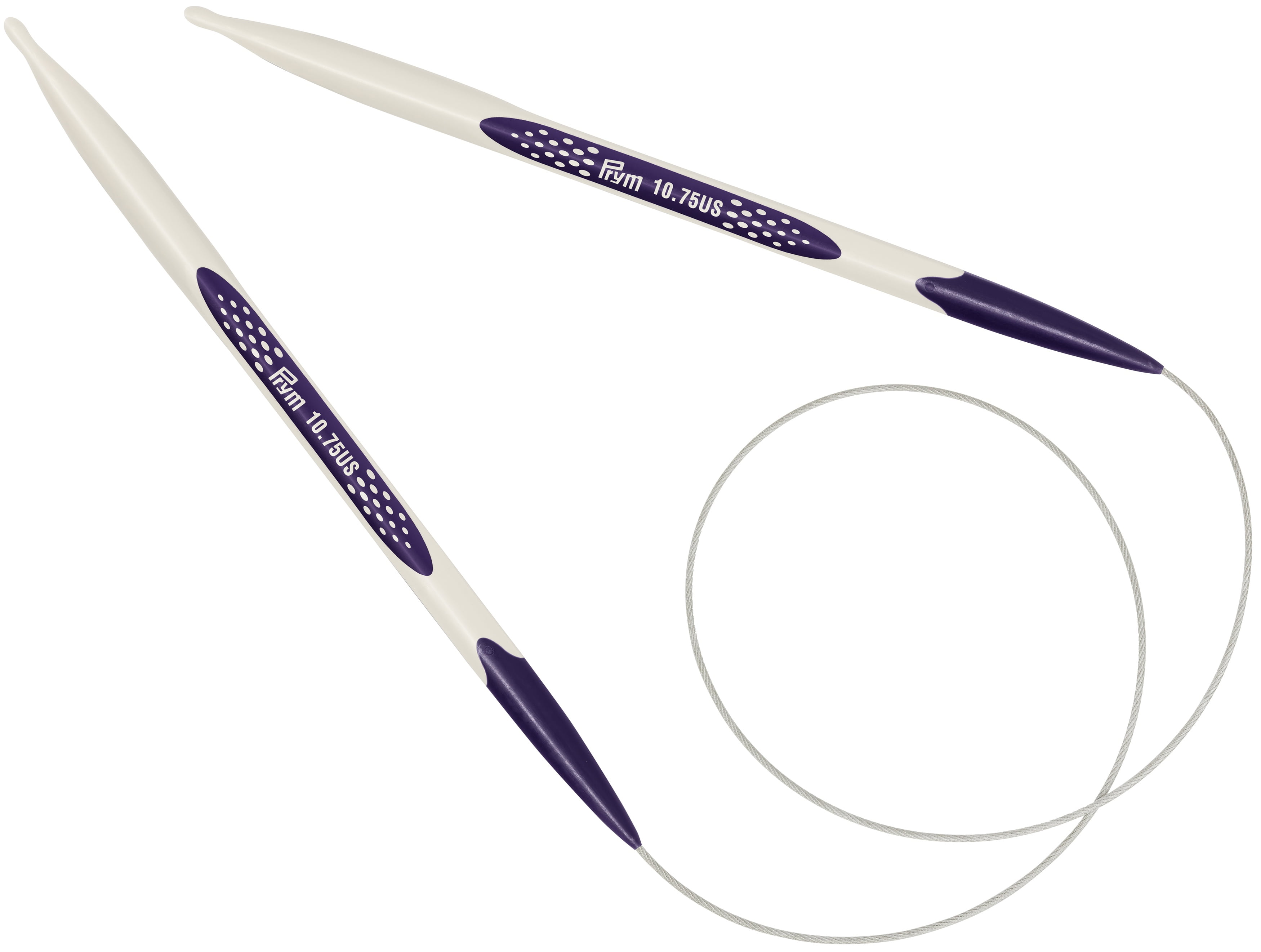 PRYM 10mm Circular Knitting Needle - 100cm Plastic Needle For Circular & Flat Knitting