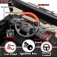 thumbnail image 6 of sopbost 24V Kids Electric Ride-On Toy Car, Ages 3–8, Max Speed 5 MPH, Battery-Powered Toy Vehicle with Remote Control, Quicksand, 6 of 7