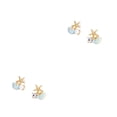 thumbnail image 1 of Aretes Minnieouse 1 par concha mujer aleación de Zinc pendientes brillantes cristal perla joyería fiesta compromiso Type1 NO1, 1 of 6