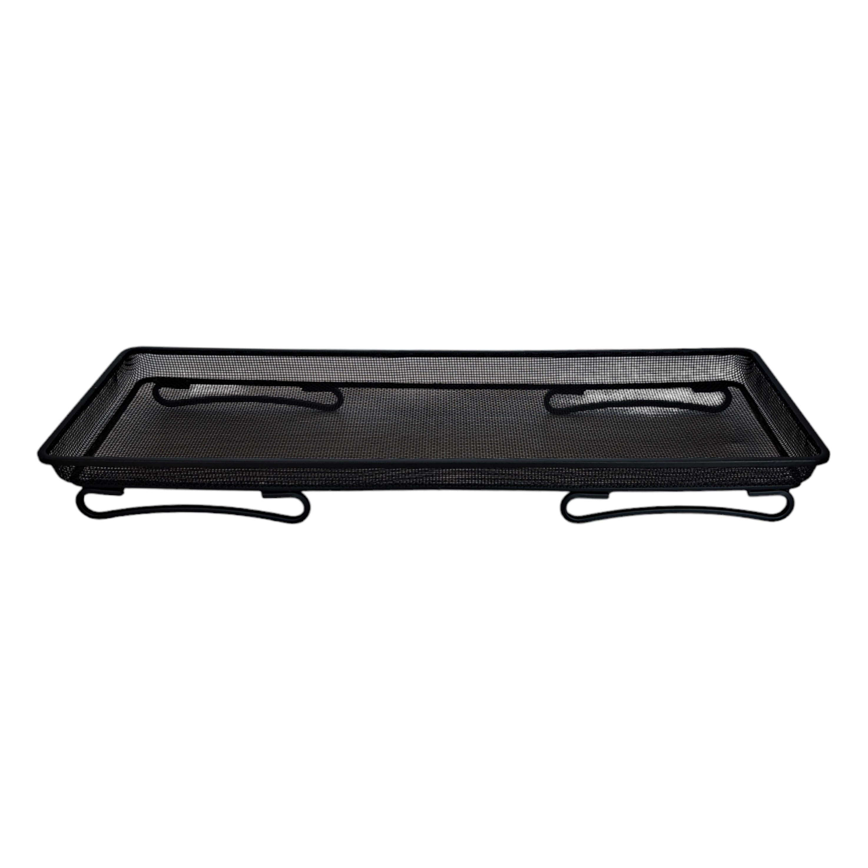 Backyard Essentials Mammoth Deck and Ground Feeder Tray - Metal Bird Feeder Tray for Cardinals, Finches Woodpeckers, Jays and Squirrels
