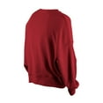 thumbnail image 3 of Women's New Era Black Washington Commanders Oversized Throwback Mineral Wash Crew Neck Sweatshirt, 3 of 7