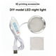 thumbnail image 5 of 3X Modelo de Impresión 3D Luz LED LED Luz Ultrafina de 5 V Luz LED Ajustable USB para Lámpara de Kit de Garaje, 5 of 8