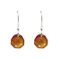 thumbnail image 4 of Juego de aretes y cadena con dije corte Majestic, plata mexicana ley .925, Ambar, 4 of 5