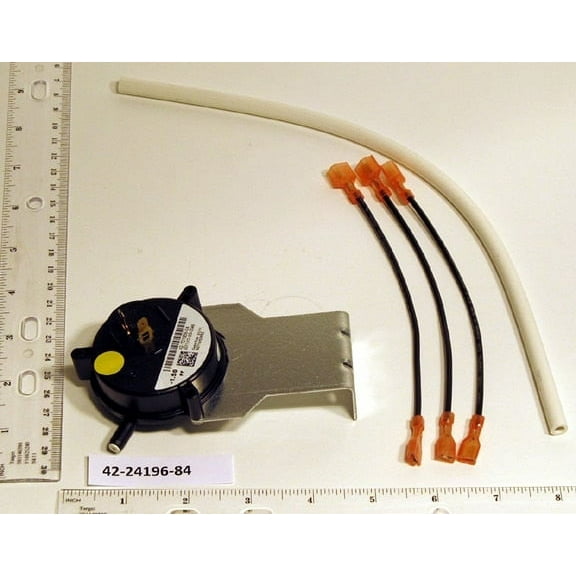 Rheem Furnace Parts 42-24196-84 - Pressure Switch With Tubing & Wire Assembly