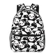 thumbnail image 1 of Easygdp Cute Panda (3) Mochila Ergonómica Versátil para Laptop - Múltiples Bolsillos, Correas Ajustables, Unisex para Escuela, Viajes y Actividades al Aire Libre-One Size, 1 of 5