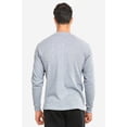 thumbnail image 2 of Cottonbell Men's Classic Waffle Knit Mid-Weight Cotton Long Sleeve Light Thermal T-Shirt Top, 2 of 2