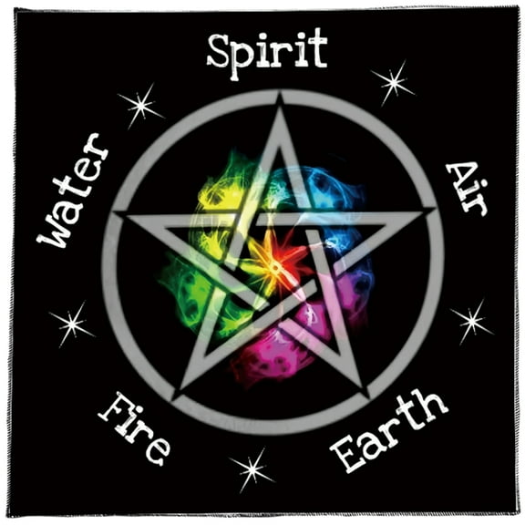 CIYISON Square Divinations Tapestry Star Symbol Astrology Tablecloth Tarots Tablecloth Table Cloth Witchcrafts Supplies