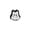 A004- Orange (Flat Ghost Imp), variant on 3D Printed Halloween Squeeze Toys, Halloween Party Favors, Ball Chain Keychain, Keychain for Car Keys, 1.5X1.5X1 Inch Cute Black White Ghost Cat Press Sensory Toys for Bag Charm