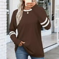 thumbnail image 4 of Akafmk Womens Long Sleeve Maternity Tops,Womens Maternity Color Long Sleeve Crew Neck Loose Fitting Casual Fashion Pregnancy Mama Pregnant Tops, 4 of 4