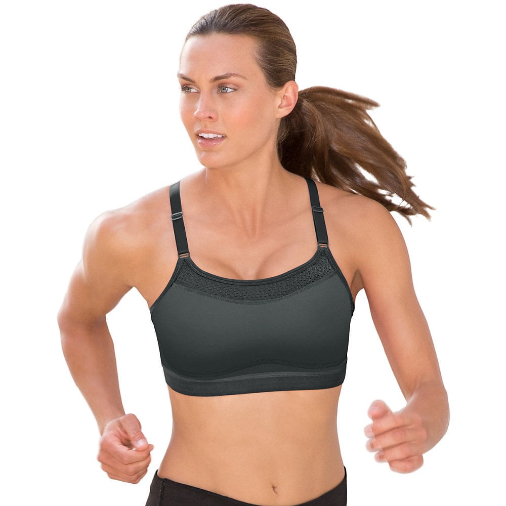 black sports bra walmart