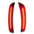 thumbnail image 5 of Ikon Motorsports Compatible with 15-23 Dodge Charger Front & Rear LED Side Marker Lights Lamps Smoked Lens 4PCS, 5 of 9