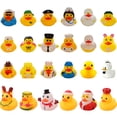 thumbnail image 4 of Vinyl Duck Blind Box Little Yellow Duck Christmas Calendar Blind Box Holiday Toy Set, 4 of 5