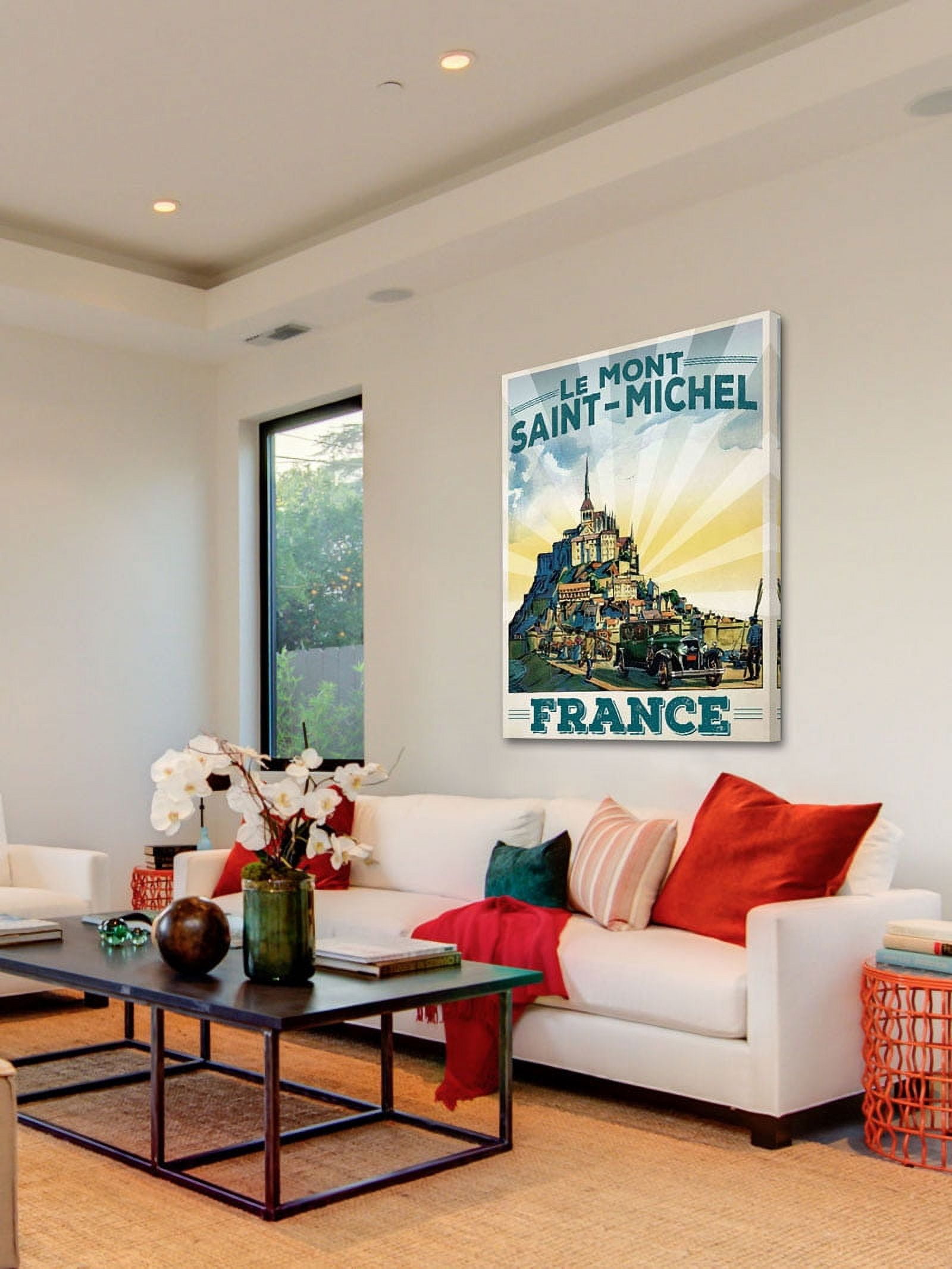Marmont Hill "Le Mont Saint-Michel" Painting Print on Canvas
