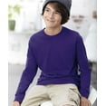 thumbnail image 2 of LAT Fine Jersey Long Sleeve T-Shirt (6201) Purple, S, 2 of 2