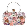thumbnail image 2 of Pochette Colorée Soirée pour Femmes Formelle Perlée Sac de Mariée dding Bal Cocktail Main, 2 of 7