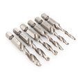thumbnail image 2 of 6Pcs Hex Shank Combination Drill Bits Spiral Hex Self Tapping Drilling Screws Set Hardware Tools for Auto Repair Machinery, 2 of 8