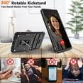 thumbnail image 5 of Pixel 7 Pro case, Google Pixel 7 Pro Case with Slide Camera Cover,Google Pixel 7 Pro Phone Case with HD Screen Protector， Magnetic Kickstand Case for Google Pixel 7 Pro，Black, 5 of 7
