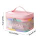 thumbnail image 3 of Outdoor Large Capacity Colorful Wash Bag Portable PVC Makeup Bag, 3 of 5