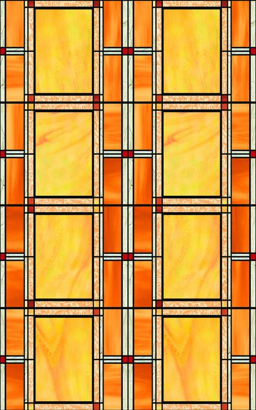 DC  stick Arts and Crafts Stained Glass Window Film - Walmart  