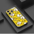 thumbnail image 3 of Elegante y protectora: cubierta de teléfono plateada esmerilada de doble capa con diseño gráfico vibrante para iPhone 15 Pro Max 14 13 12 Pro 11, 3 of 4