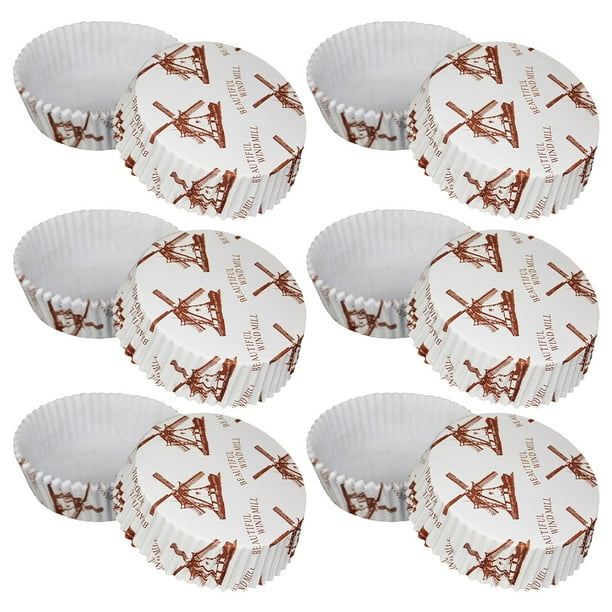 300 envoltorios de papel para cupcakes, soportes redondos para hornear pasteles