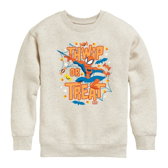Marvel - Spider-Man Thwip Or Treat - Youth Crew Fleece Sweatshirt