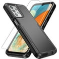 thumbnail image 1 of REQO for Galaxy A23 5G Phone Case,Samsung A23 5G/4G Case with Screen Protector,[Military Grade Drop Tested] Heavy-Duty Tough Rugged Shockproof Protective Phone Case for A23 5G, Black, 1 of 7