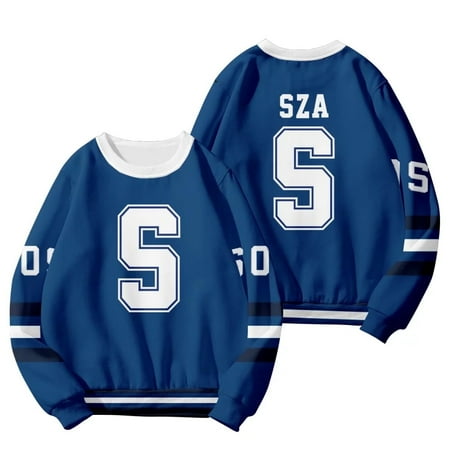 SZA SOS Merch Jersey Sweatshirt Crewneck Long Sleeve Streetwear Men Women Fashion Clothes