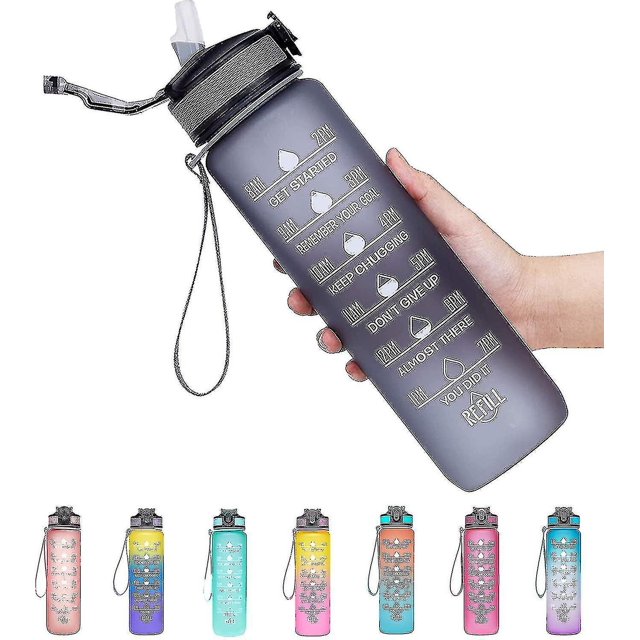32oz Leakproof Bpa Free Drinking Water Bottle For Outdoor Enthusiasts