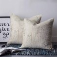 thumbnail image 2 of 18x18 Pillow Covers Set of 2, Spring Floral Throw Pillow Covers Decorative Couch Cushion Case, Modern Abstract Art Pastoral Microfiber Square Pillowcases for Bedroom Car Living Room, 2 of 7