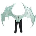 thumbnail image 1 of 3D Dragon Wing Decor Party Masquerade Halloween Dinosaur Fancy Dress Devil Scary Verde claro Yuyangstore Ala de dragón de Halloween, 1 of 3