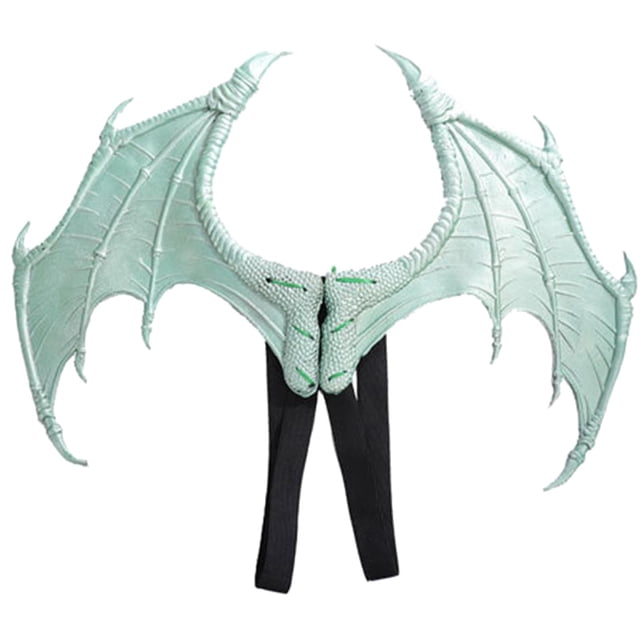 3D Dragon Wing Decor Party Masquerade Halloween Dinosaur Fancy Dress Devil Scary Verde claro Yuyangstore Ala de dragón de Halloween