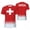 2, variant on Sports Mesh T-shirt Switzerland Swiss Flag For Running Bike Soccer Tennis Football Fitness Tees 3D Printed Custom