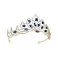 thumbnail image 1 of Luxury Women Faux Crystal Rhinestone Crown Tiara Wedding Headband Hair Accessory, 1 of 6