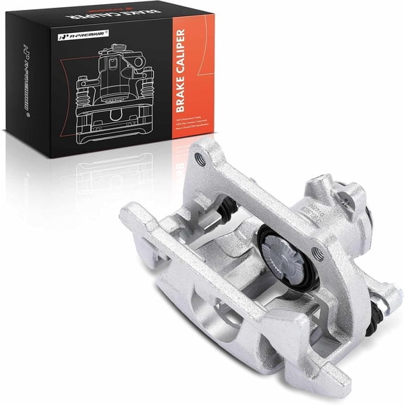 A-Premium Rear Left Driver Side Disc Brake Caliper Assembly with Bracket Compatible with Audi A4 2013-2016, A4 Quattro 2013-2016, A5 2013-2014, A5 Quattro 2013-2017, Q5 2013-2017, Allroad 2013-2016