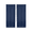 Navy, variant on Sheer Curtains 2 Panels - Light Filtering Privacy Sheers for Living Room/Bedroom, Light Filtering Transparent Semi Sheer Panel Drapes, Per Panel W52 X L84 inches