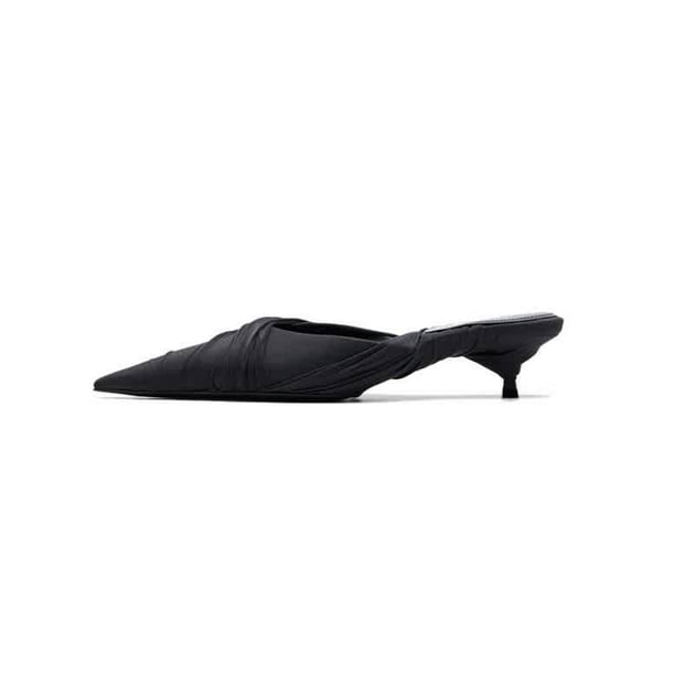 balenciaga scrunch knife mules