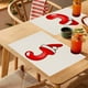 thumbnail image 1 of Mantel con Letras Navideñas para Mesas Festivas, Mantel con Diseño de Banderas para El Té, Mantel para Reuniones Festivas y Restaurantes., 1 of 4