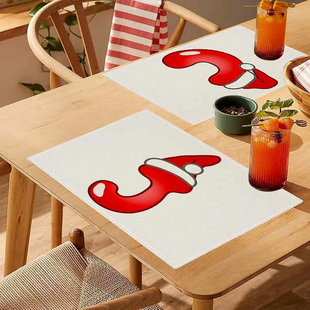 Mantel con Letras Navideñas para Mesas Festivas, Mantel con Diseño de Banderas para El Té, Mantel para Reuniones Festivas y Restaurantes.