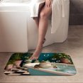 thumbnail image 4 of 1pc Frog in Bathtub Absorbent Non-Slip Bathroom Thickened Flannel Rug Decor,Soft,Quick Drying,Suitable For Indoor/outdoor Use,Bathrooms,Bedrooms,Kitchens,Terrace,Laundry Rooms,16"x24", 4 of 9