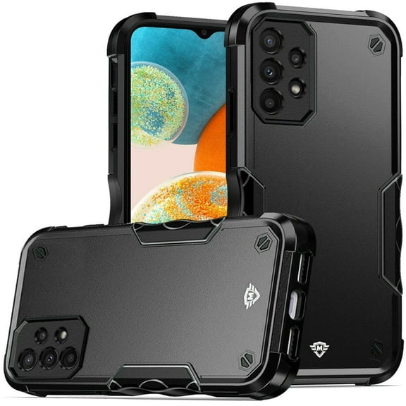 For Samsung Galaxy A54 5G Premium Tough Shockproof Hybrid Heavy Duty 2in1 TPU Bumper Rugged Rubber Armor Cover ,Xpm Phone Case [ Black ]