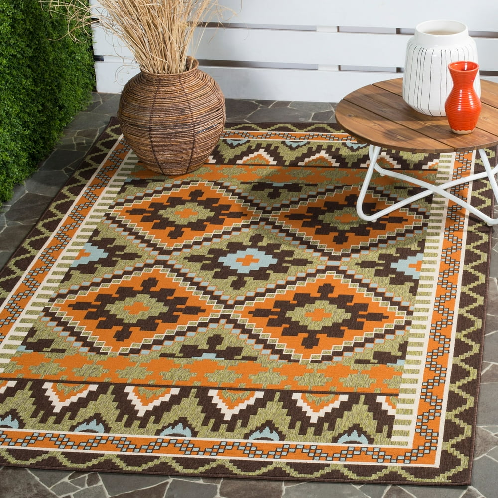 Safavieh Veranda Johann Southwestern Indoor/Outdoor Area Rug Walmart