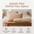thumbnail image 5 of Unique Bargains 2 Pcs Cotton Pillowcase Cooling Envelope Closure Wrinkle Resistant Orange, 5 of 5