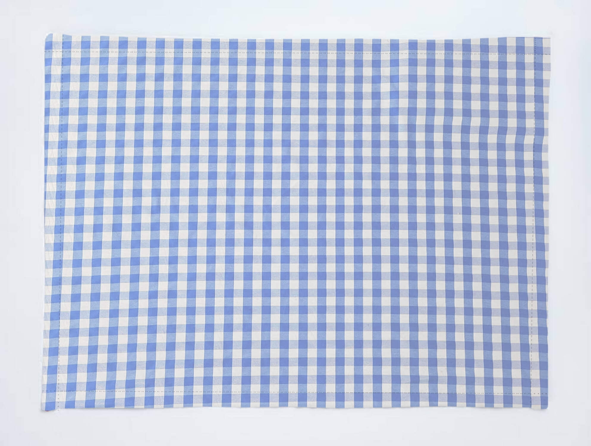 Very Small Gingham 1/8th Inch Checkered Cotton Dinner Table Placemats Holiday Home Decoration 13" x 19" (Pack of 4)