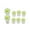 Green, variant on CTIRCHIU Toe Spacers Purple 8Pack 0.98X0.79X0.79in