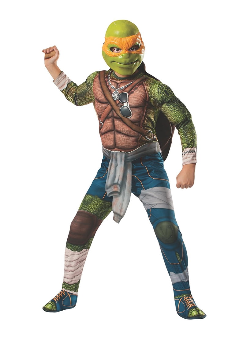 L Fits Dress Sz 10-14 Michelangelo Adult Teenage Mutant Ninja Turtle Costume Sz 