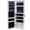 White | 6 Drawers, variant on Hassch Wall Mounted Jewelry Storage Cabinet with Mirror, 8 Led Light and 6 Drawers, Lockable Jewelry Armoire Cabinet, Saving Space, 14.3 "L x 4.8" W x 42.5 "H, White