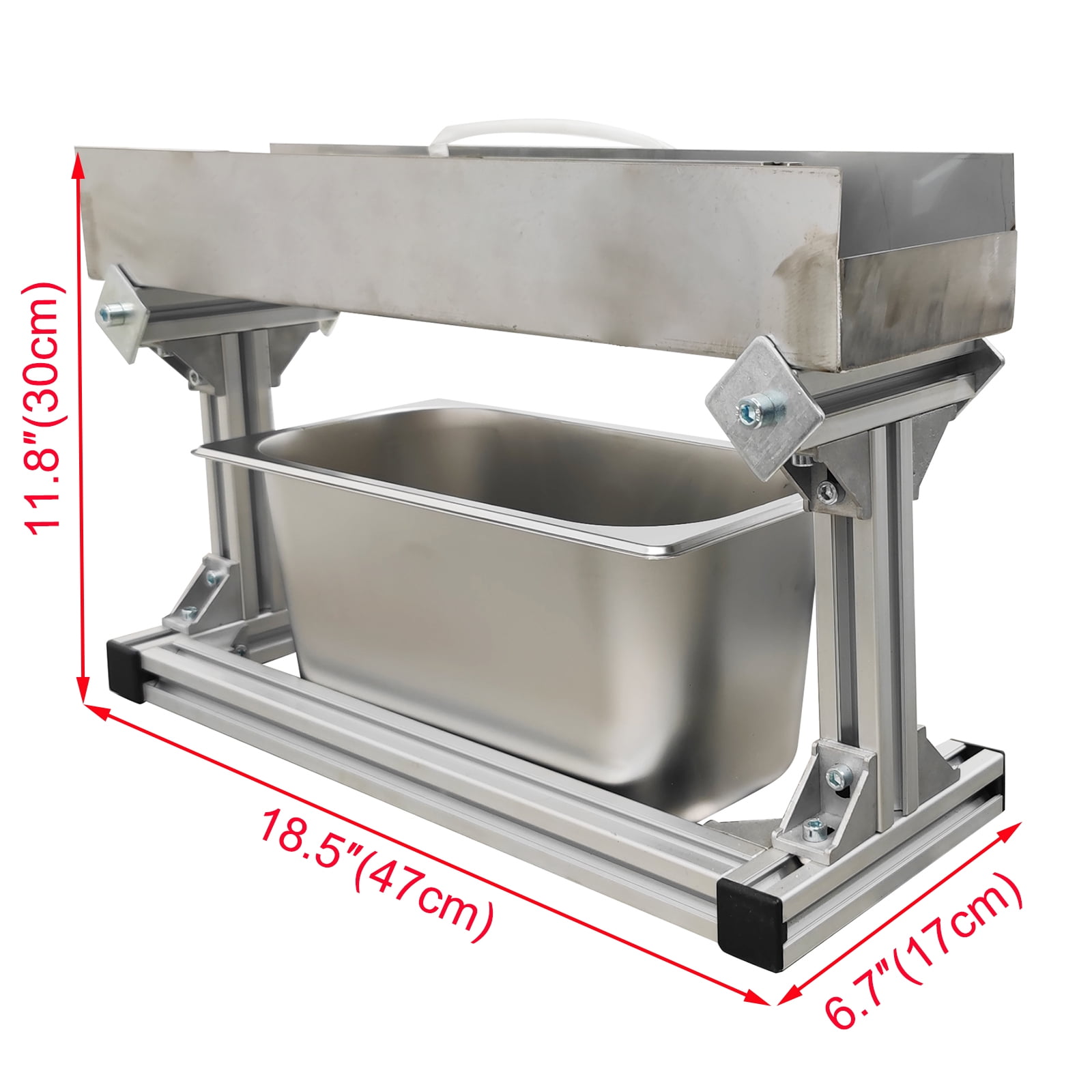 Circulating Cooling Water Tank Extruder Cooling System with Pump 100-240V Stainless Steel