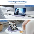 thumbnail image 2 of Fintie Rotating Case for  Samsung Galaxy Tab A11+ Plus 11 Inch 2025/ A9+ Plus 2023, 360 Degree Swiveling Stand Protective Cover with Auto Sleep/Wake, Lilac Marble, 2 of 12